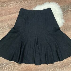Larry Levine Stretch Dark Dark Denim Skirt ~ 10